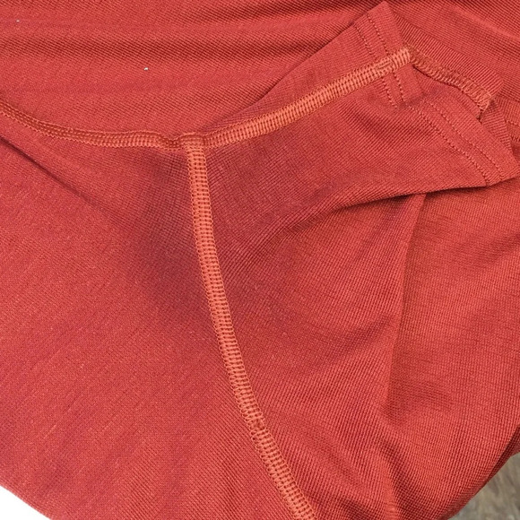 Patagonia Capilene Baselayer Shirt Short Sleeve Red USA Made Red M / L - Picture 5 of 9
